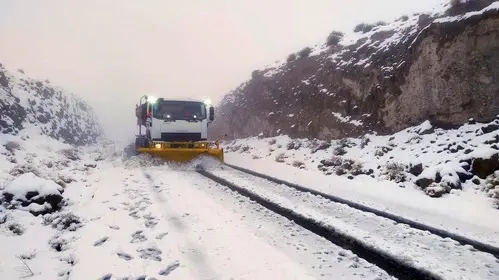 راهداری زمستانی در تفتان سیستان
