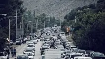 مه‌گرفتگی کندوان و وضعیت ترافیک در محور هراز
