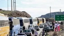اعزام ۲۳۳ سفر اتوبوس زائران اربعین گلستان را به مرز مهران و خسروی 