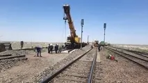 نصب یک دستگاه سوزن بتنی UIC60 در خط سیاه چشمه–تاکستان ️