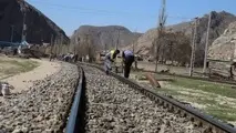  جابه‌جایی خط ریلی شمال به دلیل سیل 