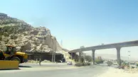 ساماندهی ترافیک ورودی شهر ایلام با تکمیل پل رو گذر ارغوان