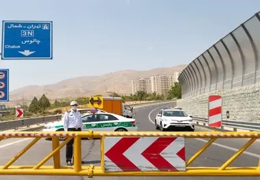 جاده های چالوس، هراز و آزادراه تهران- شمال تا فردا بسته است