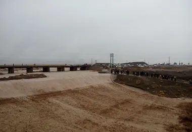 
راه ارتباطی ۱۳ روستا در فاریاب قطع شد
