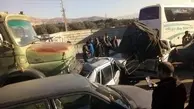تصادف زنجیره‌ای هشت خودرو در شیراز هفت مصدوم داشت
