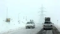 بارش سنگین برف در مسیرهای هراز و فیروزکوه