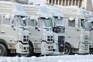 اختلال در حمل ونقل مرزی؛ بارش برف مانع پذیرش ناوگان در گمرک افغانستان شد