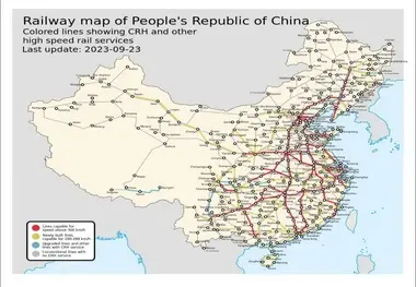 تحولات شگرف راه‌ آهن مسافری چین از 1993 تا 2023