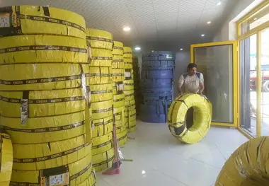 توزبع بیش از ۸۳ هزار حلقه لاستیک بین ناوگان حمل و نقل عمومی کرمانشاه 