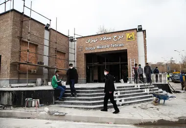 گزارش تصویری| بازدید ویژه عکاسان خبری از بزرگترین ایستگاه مترو شهر تهران (ایستگاه مترو میلاد)