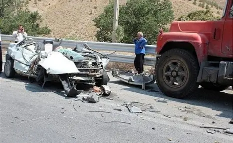 نقش 11 درصدی کامیون ها، در تصادفات استان کرمان