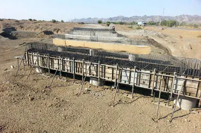آغاز ساخت پل در طول رودخانه کاجو استان سیستان و بلوچستان