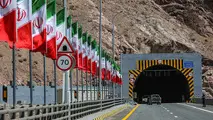  فیلم| نگاهی به آزادراه تهران شمال که به تازگی قطعه 2 آن افتتاح شد 
