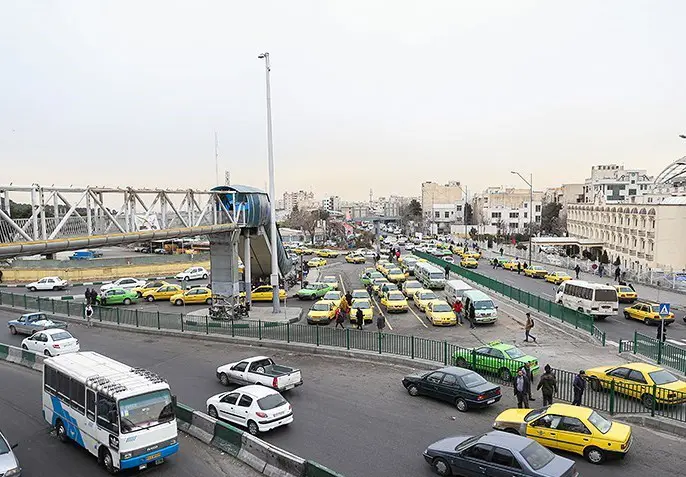 ترافیک سنگین در ۹ معبر بزرگراهی پایتخت 