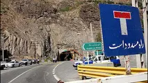 جزئیات انسداد تونل امامزاده هاشم در جاده هراز
