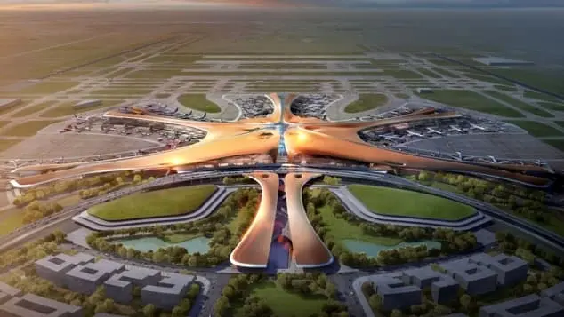 A sneak peek at Beijing's new airport