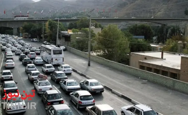 جدول وضعیت ترافیک لحظه‌ای راه‌های اصلی و فرعی استان مازندران - ۱
