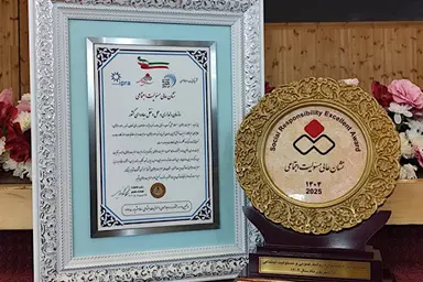 روابط عمومی سازمان راهداری نشان عالی مسئولیت اجتماعی دریافت کرد
