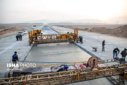 گزارش تصویری اجرای پروژه آزادراه شهید سلیمانی قم  (14)