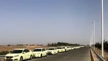 تجمع رانندگان در مقابل دادسرای فرودگاه امام/ درخواست کمک از قوه قضاییه 