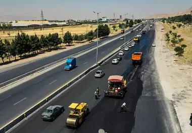 بهسازی ۲۷۸ کیلومتر از کریدور استراتژیک تهران - خسروی با پیشرفت ۶۲ درصدی