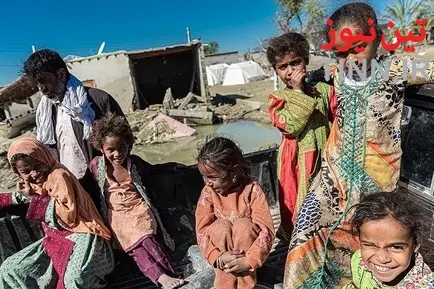 خسارت سیل در روستاهای« زرآباد سیستان و بلوچستان»