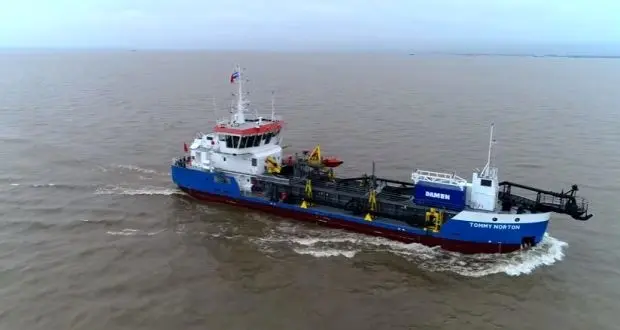 Damen’s first dredger for Australia on way to Gippsland Ports