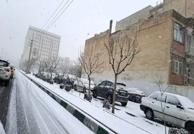 گزارش تصویری | بارش برف در بزرگراه های تهران