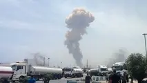  محدودیت تردد برای رانندگان کامیون پس از انفجار در بندر شهید رجایی/ مسیر حاجی آباد بندرعباس مسدود شد