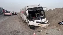 انحراف اتوبوس در جاده «داورزن» خراسان رضوی ۹ مصدوم بر جا گذاشت