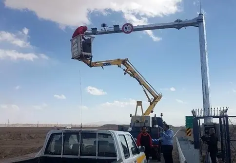 نصب 34دوربین نظارت تصویری در جاده‌های کرمانشاه