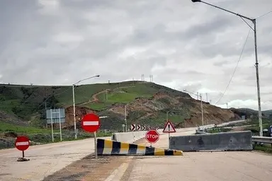 جاده بندرلنگه پارسیان در استان هرمزگان مسدود شد/ اعلام مسیر جایگزین