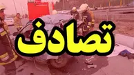  تصادف زنجیره ای 4 خودرو در بزرگراه مدرس تهران