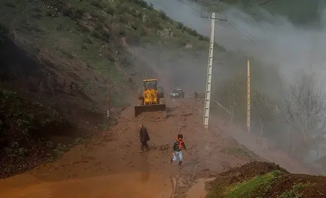  رانش زمین در مازندران