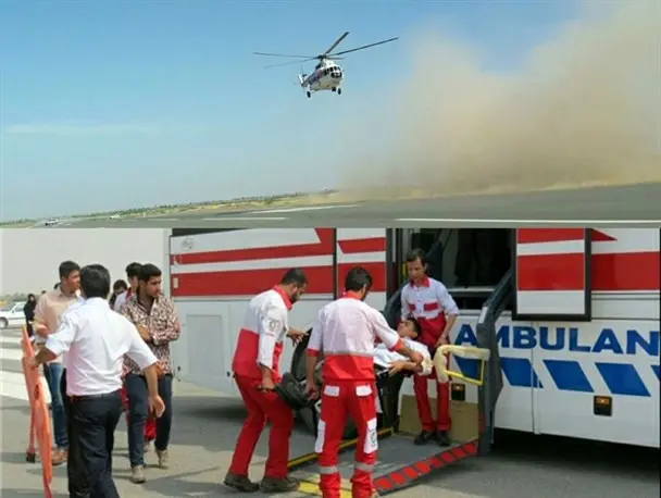 برگزاری مانور امداد نجات سقوط هواپیما در کرمان 