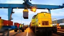 China train arrives in port of Rotterdam