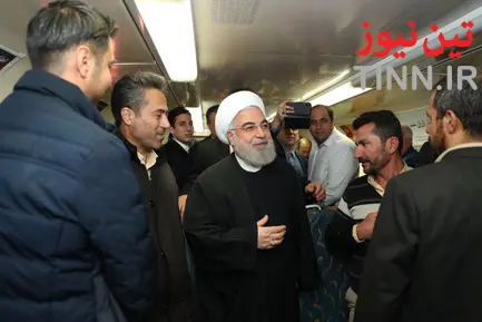 سفر مترویی دکتر روحانی به هشتگرد