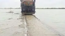 مسدودی محور جنوب به علت آب شستگی/بازگشایی محور شمال 