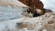 برف روبی بیش از هزار کیلومتر از محورهای کردستان 