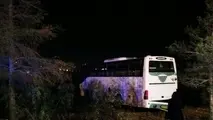 واژگونی اتوبوس در محور سمنان-دامغان