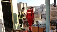 انفجار یک منزل مسکونی بر اثر نشت گاز در قزوین