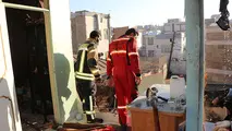 انفجار یک منزل مسکونی بر اثر نشت گاز در قزوین