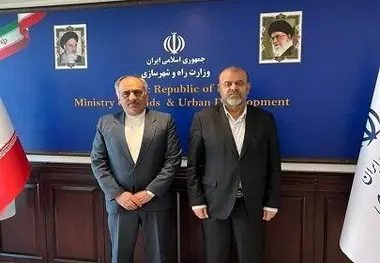 تبادل نظر وزیر راه و شهرسازی با سفیر ایران در تاجیکستان
