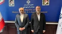 تبادل نظر وزیر راه و شهرسازی با سفیر ایران در تاجیکستان