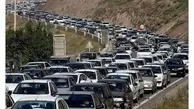 ترافیک سنگین در آزادراه قزوین - کرج